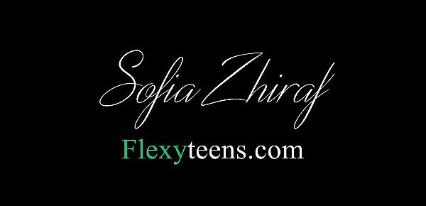  Sofia Zhiraf Russian brunette teen spreading legs